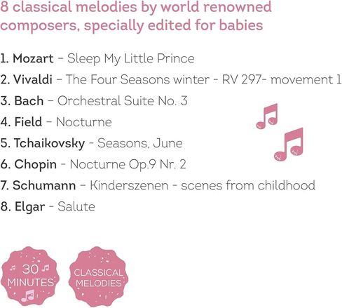 مهد الأطفال الصغير سويت دريمز ميني مون من تاف تويز مع موسيقى وأضواء هادئة. بما في ذلك جهاز عرض ضوء النجوم لمدة 30 دقيقة من الألحان الكلاسيكية المهدئة والألعاب الناعمة المعلقة وألعاب الحضانة للأطفال حديثي الولادة in Kuwait