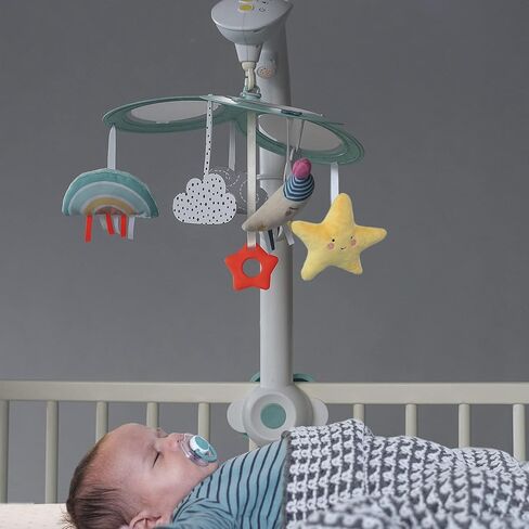 مهد الأطفال الصغير سويت دريمز ميني مون من تاف تويز مع موسيقى وأضواء هادئة. بما في ذلك جهاز عرض ضوء النجوم لمدة 30 دقيقة من الألحان الكلاسيكية المهدئة والألعاب الناعمة المعلقة وألعاب الحضانة للأطفال حديثي الولادة in Kuwait