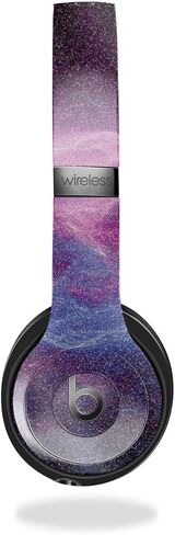 Carbon Fiber Skin Compatible with Beats Solo 4 - Aqua Swirl - Premium 3M Vinyl Protective Wrap Decal Cover - Easy to Apply | Crafted in The USA by MightySkins in Saudi Arabia