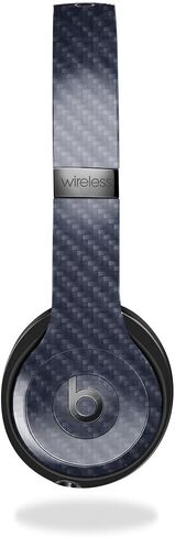 Carbon Fiber Skin Compatible with Beats Solo 4 - Aqua Swirl - Premium 3M Vinyl Protective Wrap Decal Cover - Easy to Apply | Crafted in The USA by MightySkins in Saudi Arabia