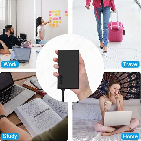 45W Laptop AC Adapter for Acer Aspire 3 ES1-111 ES1-131 ES1-311 ES1-331 ES1-411 ES1-421 ES1-431 ES1-512 ES1-521 ES1-531 E3-111 E3-112 E5-411 Power Charger 19V 2.37A 5.5 * 1.7mm in Kuwait