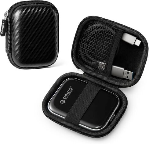 ORICO Portable Protection Case for External SSD Hard Drive, Travel Cable and Tiny Electronic Equipment, Water-resistant Storage Bag with EVA Material (M2PH03) in Saudi Arabia