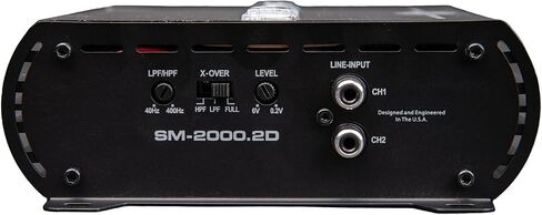 Autotek Street Machine SM-2000.1D 2000 Watt Monoblock Car Audio Amplifier - High Output, Class D, 2 and 4 Ohm Stable, Low Level Input, Mosfet Power Supply in Saudi Arabia