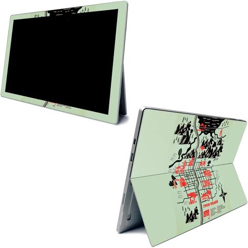 MightySkins Skin for Microsoft Surface Pro 7 - Anytime Fan | Protective, Durable, and Unique Vinyl Decal Wrap Cover | Easy to Apply, Remove, and Change Styles | Made in The USA in Saudi Arabia