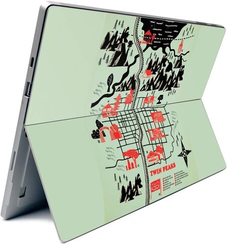 MightySkins Skin for Microsoft Surface Pro 7 - Anytime Fan | Protective, Durable, and Unique Vinyl Decal Wrap Cover | Easy to Apply, Remove, and Change Styles | Made in The USA in Saudi Arabia