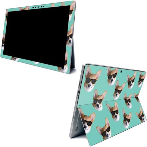 MightySkins Skin for Microsoft Surface Pro 7 - Anytime Fan | Protective, Durable, and Unique Vinyl Decal Wrap Cover | Easy to Apply, Remove, and Change Styles | Made in The USA in Saudi Arabia