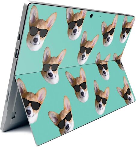 MightySkins Skin for Microsoft Surface Pro 7 - Anytime Fan | Protective, Durable, and Unique Vinyl Decal Wrap Cover | Easy to Apply, Remove, and Change Styles | Made in The USA in Saudi Arabia