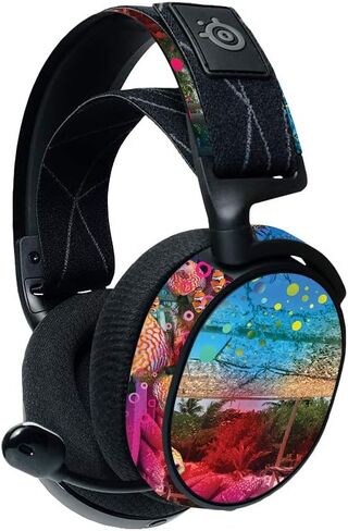 MightySkins Compatible with Steelseries Arctis 7 Gaming Headset (2019) - Centaurus | Protective, Durable, and Unique Vinyl Decal Wrap Cover | Easy to Apply, Remove, and Change Styles | Made In The USA in Saudi Arabia
