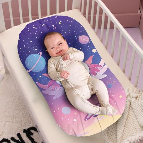 Butterfly Baby Infant Lounger Cover Girls Newborn Snuggle Me Pillow for 0-12 Months Covers Nest Soft Crib Mattress Sheets in Saudi Arabia