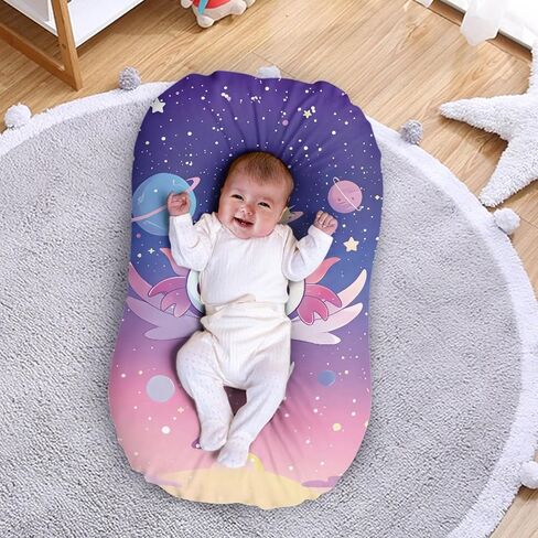 Butterfly Baby Infant Lounger Cover Girls Newborn Snuggle Me Pillow for 0-12 Months Covers Nest Soft Crib Mattress Sheets in Saudi Arabia