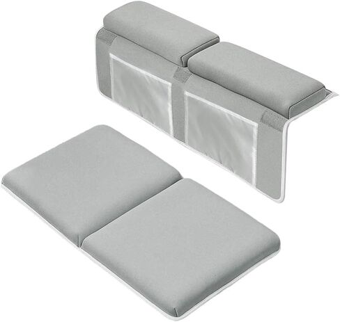 Kneeler Pad Elbow Support, Baby Bath Kneeler with Elbow Rest Set for Large Bathtub with Toy Organizer, Baby Bath Kneeler in Saudi Arabia
