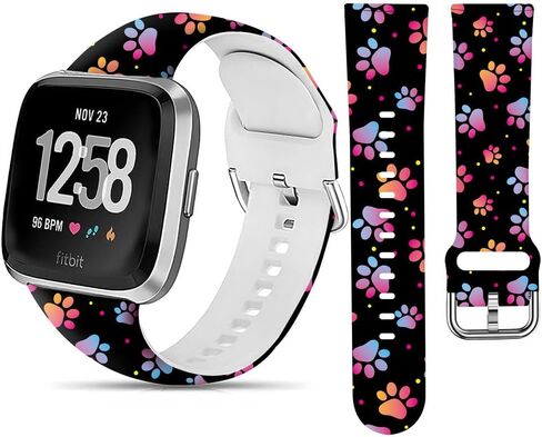 Sport Band Compatible with Versa 4/Versa 3/Sense 2/Sense for Women Men,Elastic Replacement Wristbands Strap for Versa 4/Versa 3/Sense 2 Smart Watch in Saudi Arabia