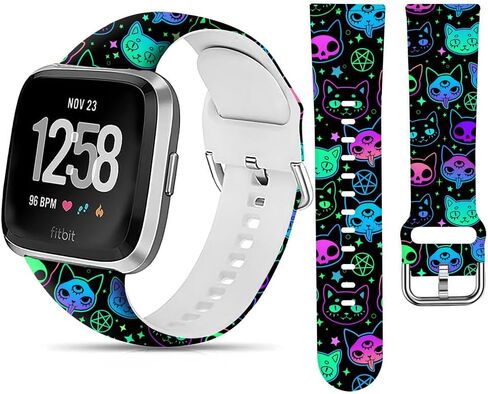 Sport Band Compatible with Versa 4/Versa 3/Sense 2/Sense for Women Men,Elastic Replacement Wristbands Strap for Versa 4/Versa 3/Sense 2 Smart Watch in Saudi Arabia