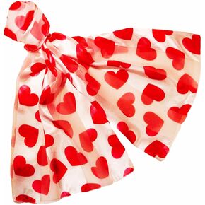 Evening Elegance Heart Scarves Valentine’s Day Mother’s Day Small Hearts