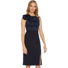 Adrianna Papell Women's Crepe Back Satin Short Dress