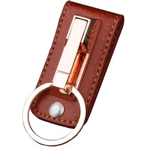 JINZHOUFZ gift set Keychain for Men, Belt Keychain Leather Belt Loop Key Holder Belt Key Chain Clips with
