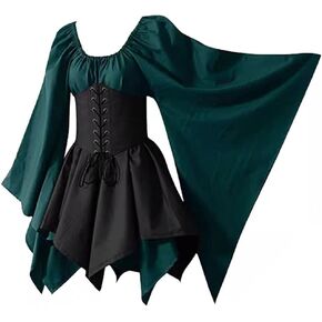 Elf Costume Women Christmas Renaissance Dress Women Medieval Girls Costume Christmas Costume for Women