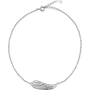 Sofia Milani - Women's Bracelet 925 Silver - Feather Wing Pendant - 30135