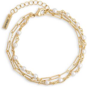 DEMDACO Pearls From Within One Size Fits Most Brass Iron Bracelet