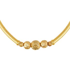 bodha 24K Gold Plated Traditional Indan Thushi Style Necklace Jewelry for Women & Girls (SJ_2296)