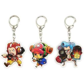 EBTY DREAMS Inc. - Set of 3 OP Acrylic Keychain Franky, Tony Chopper, Usopp v3