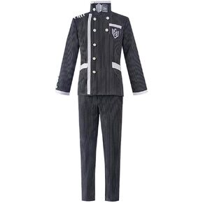Cos-Animefly Saihara Shuichi Cosplay Costume School Uniform Suit Halloween Outfit Full Set for Men