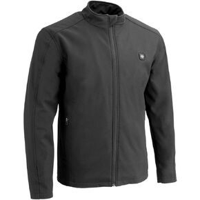 Nexgen Heat Mpm11762set Men's Black Zipper Soft Shell Jacket