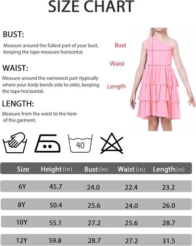 Girls Dresses One Shoulder Layered Cut Out Special Occasion Sleeveless A-Line Dress Party Birthday for Kids in Saudi Arabia