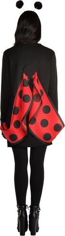 Amscan womens Love BugLady Bug Costume Kit - Black And Red - 1 Set in Saudi Arabia