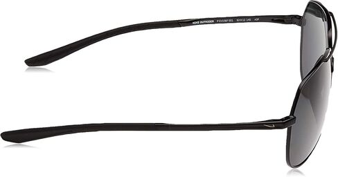 Nike EV1087-001 Outrider P Frame Polarized Grey Lens Sunglasses, Black in Saudi Arabia