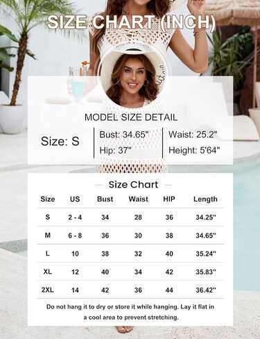 Blooming Jelly Womens Swimsuit Coverups Bikini Cover Up Crochet Swim Coverups Lace-Up Bathing Suit Summer Beach Dress in Saudi Arabia