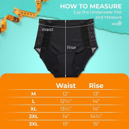 High Waisted Shapewear Period Undies, Reusable Period Underwear, Leak Proof Panties, Lace Tummy Control Panties (1 Pack) in Kuwait