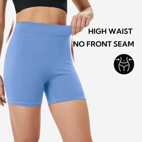 keriffe Workout Shorts Womens V Back Scrunch Butt Lifting Booty Gym Shorts High Waist Spandex Biker Shorts in Saudi Arabia