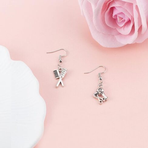 Hairstylist Gift Hairdresser Earrings Hairdresser Graduation Jewelry Hair Stylist Appreciation Gift Hairstylist Student Gifts in Saudi Arabia