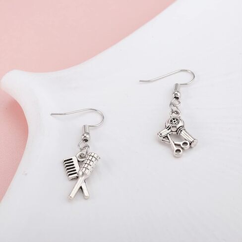 Hairstylist Gift Hairdresser Earrings Hairdresser Graduation Jewelry Hair Stylist Appreciation Gift Hairstylist Student Gifts in Saudi Arabia