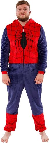 Marvel Onesies for Men | Men's Spiderman Onesie | Spiderman Costume Adult | Official Spiderman Merchandise in Saudi Arabia