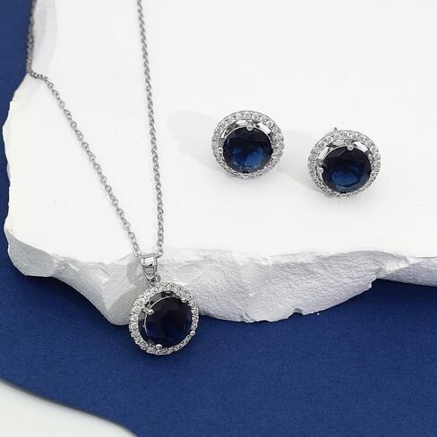 10MM جولة تشيكوسلوفاكيا كريستال أقراط قلادة مجموعة مجوهرات للعروس وصيفه الشرف الزفاف حفلة موسيقية in Kuwait