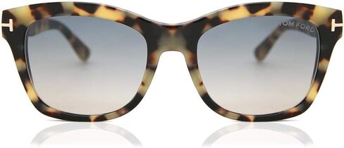 Sunglasses Tom Ford FT 0614 Lauren- 02 55B Shiny Tortoise, Rose Gold T Logo/Smo in Saudi Arabia