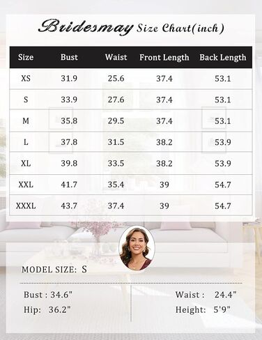 Bridesmay Women Floral Lace V-Neck Cocktail Party Dresses Formal High Low Prom Wedding Guest Bridesmaid Summer Dress in Kuwait