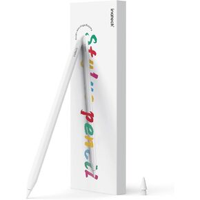 Inateck Stylus Pen for iPad 2018-2023, 5Mins Fast Charging Pencil with Tilt Sensitivity & Palm Rejection, Magnetic Pen for iPad Air 3/4/5, iPad Mini 5/6, iPad 6/7/8/9/10, iPad Pro 11"/12.9"