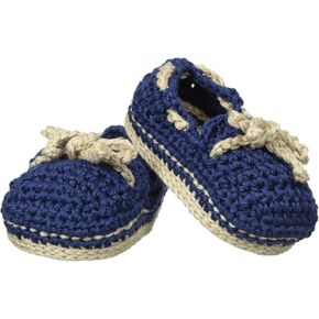 Jefferies Socks Baby-Boys Newborn Boat Shoe Crochet Bootie