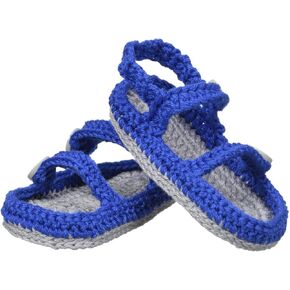 Jefferies Socks Baby-Boys Newborn Boy Sandal Crochet Bootie