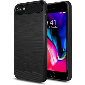 Wireless Charging Case for Charging iPhone 7/6(No Battery), Wireless Charger Charging Receiver Back Cover,Brushed Surface Finish,with Cable Charging Port(4.7 inch)