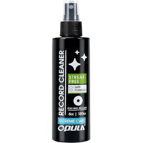 Vinyl Record Cleaning Solution, 6oz/180ml Vinyl Record Cleaner Fluid, Record Cleaner Spray for Lps Album, Remove Dirt & Debris & Fingerprint, Improve Sound Quality