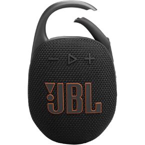 JBL Clip 5 - Ultra-Portable, Waterproof & Dustproof Bluetooth Speaker, Big Pro Sound with punchy bass, Integrated carabiner, Up to 12 Hours of Play, Made in part with recycled materials (Black)