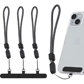 Wrist Phone Lanyard, SHANSHUI Nylon Adjustable Wristlet Strap Cell Phone Lanyard Tether Pads for All Mobile Phones