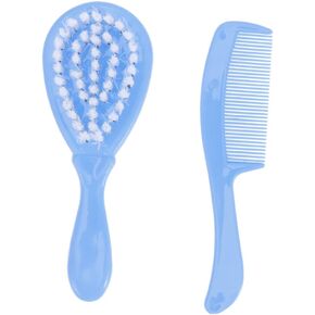 Set Baby Brush Children Massage Care Safety Comb Hairbrush Baby Grooming Kit Infant Hair Bassinet Shower