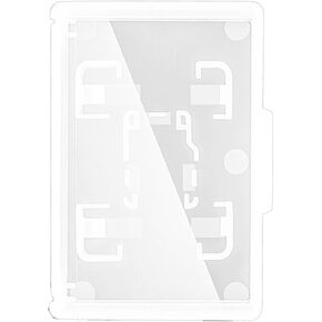 10PCS Game Card Cases, Clear Plastic Games Box, Storage Case for Switch Game Card and TF Memory Card