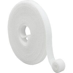 ECOHomes 1/2 Inch x 30 FT Cable Ties Wrap, Double Sided Hook and Loop Straps Roll Tape, Self Gripping Strips for Cable & Cord Management Home & Office Organization, Heavy Duty Wire Tie Band Wraps