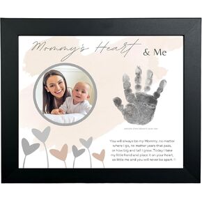 Baby Child Keepsake Handprint Frame for Mom with Poetry - Gift for First Time Mom for Mother's Day or Christmas - Gift for Mom from Baby Son/Daughter - Made in USA